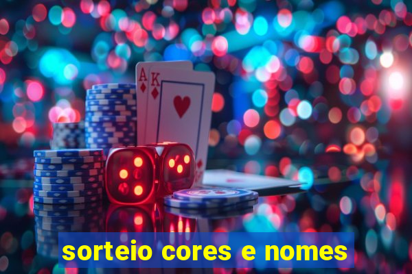 sorteio cores e nomes