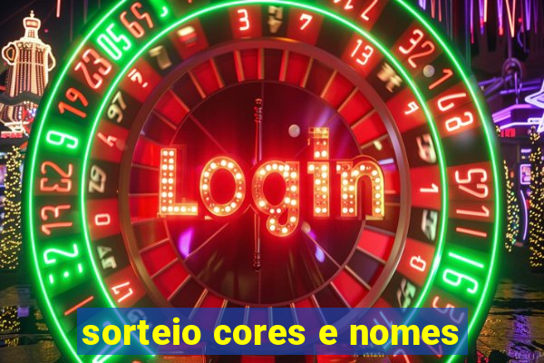 sorteio cores e nomes