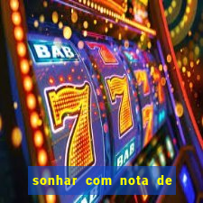 sonhar com nota de 5 reais jogo do bicho