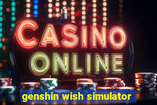 genshin wish simulator