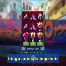 bingo animais imprimir