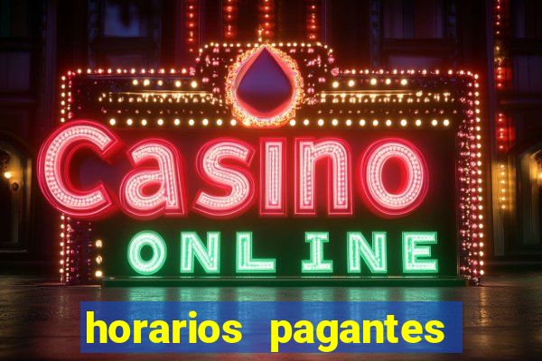 horarios pagantes do fortune ox