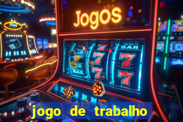 jogo de trabalho no escritório