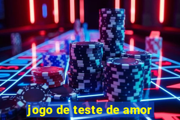 jogo de teste de amor