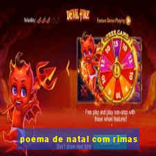 poema de natal com rimas