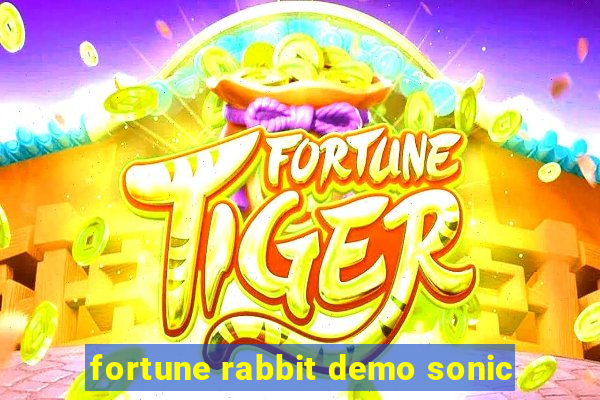 fortune rabbit demo sonic