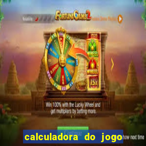 calculadora do jogo do bicho