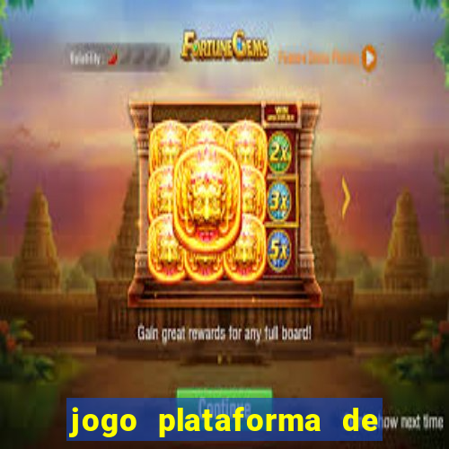 jogo plataforma de 3 reais