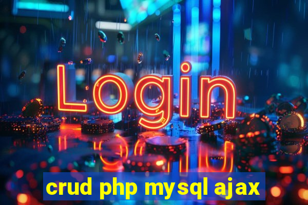 crud php mysql ajax