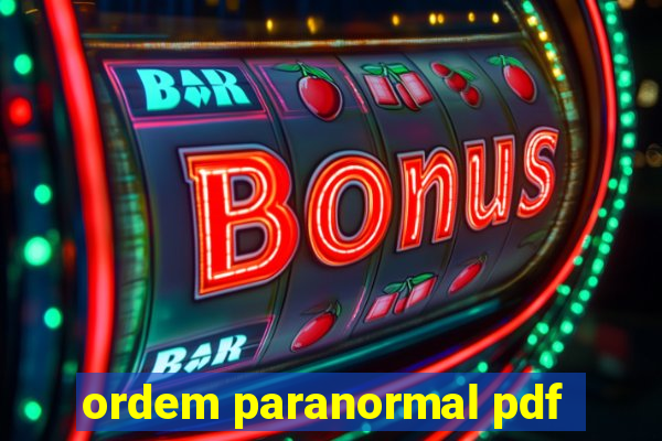 ordem paranormal pdf