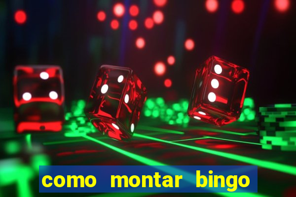 como montar bingo brinquedos toia