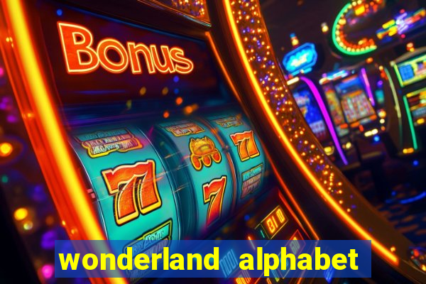 wonderland alphabet comic studio