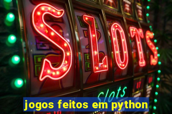 jogos feitos em python