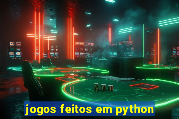 jogos feitos em python