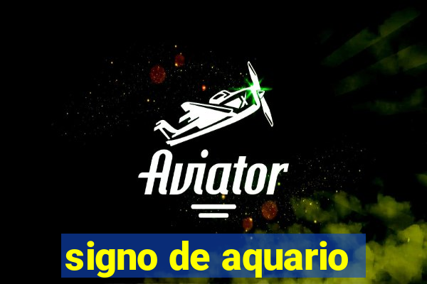 signo de aquario