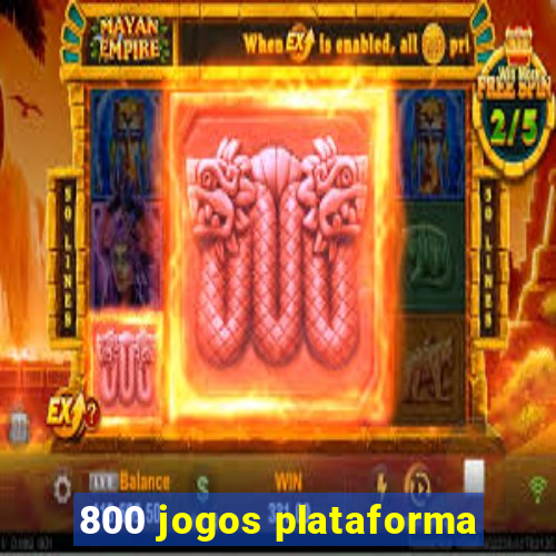 800 jogos plataforma