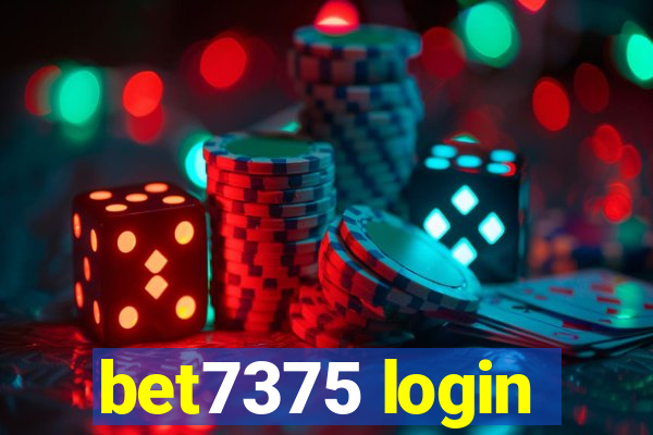 bet7375 login