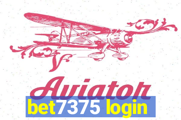 bet7375 login