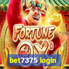 bet7375 login