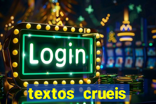 textos crueis demais pdf