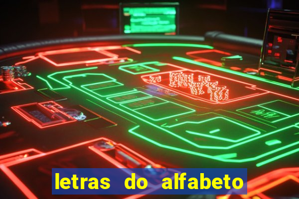 letras do alfabeto personalizadas para imprimir