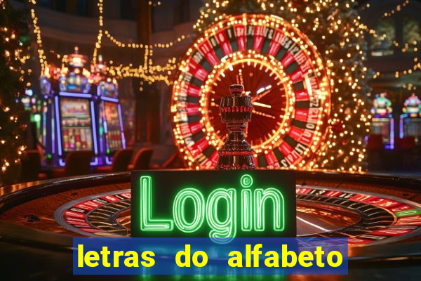 letras do alfabeto personalizadas para imprimir