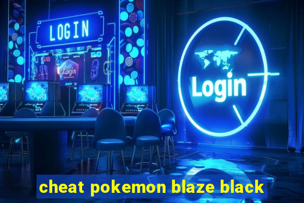 cheat pokemon blaze black