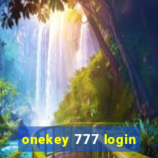 onekey 777 login