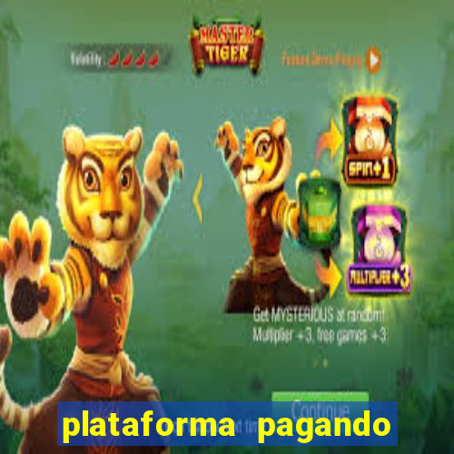 plataforma pagando muito fortune tiger