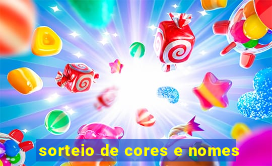 sorteio de cores e nomes