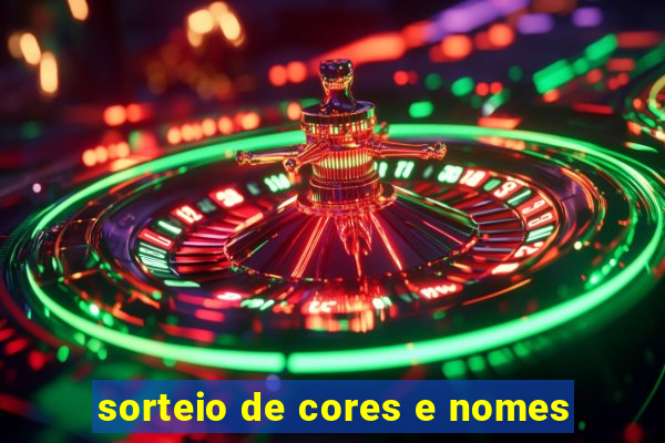 sorteio de cores e nomes