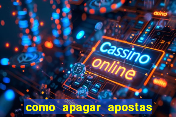 como apagar apostas no app da caixa