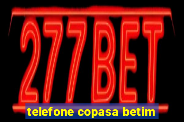 telefone copasa betim