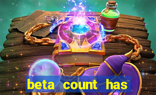 beta count has changed pt br