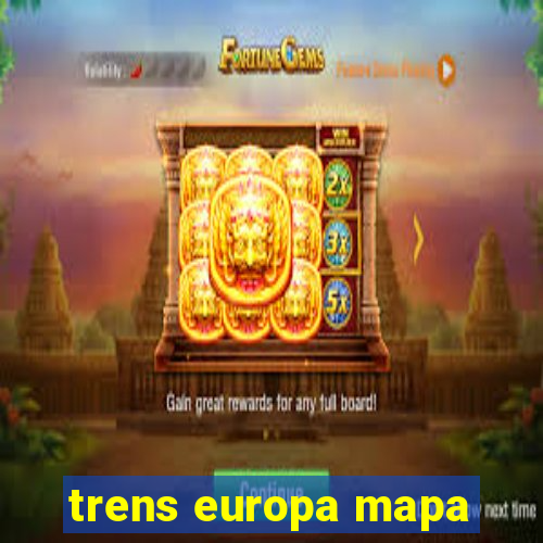 trens europa mapa