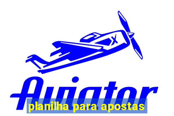 planilha para apostas