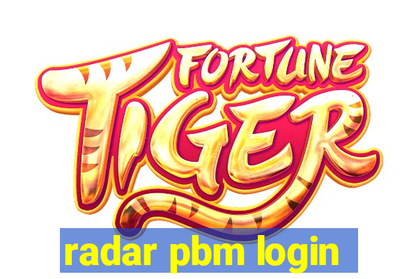 radar pbm login