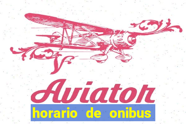 horario de onibus santos dumont x juiz de fora