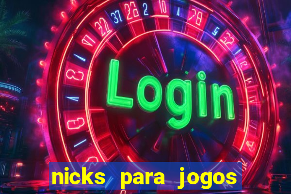 nicks para jogos de tiro