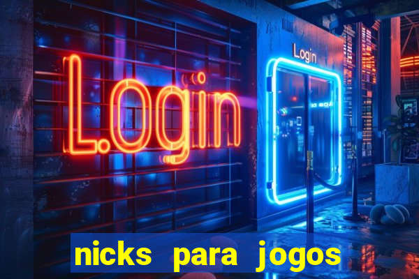 nicks para jogos de tiro