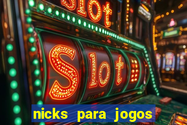 nicks para jogos de tiro