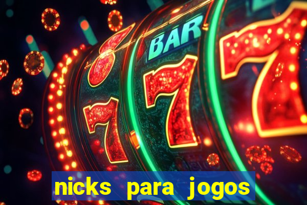 nicks para jogos de tiro