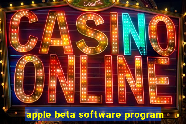 apple beta software program