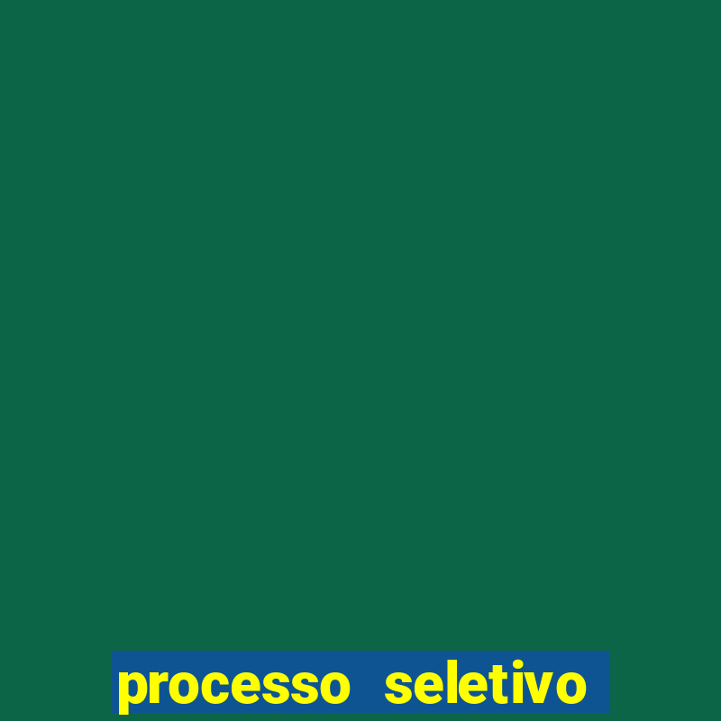 processo seletivo cerejeiras 2024