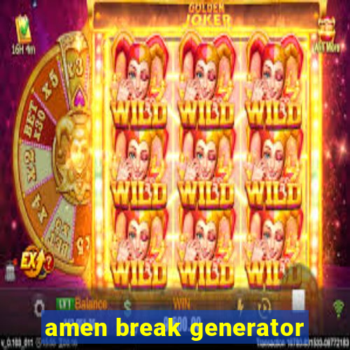 amen break generator