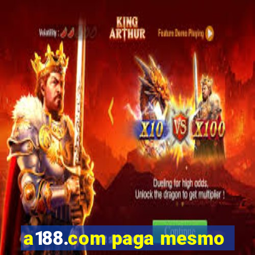 a188.com paga mesmo