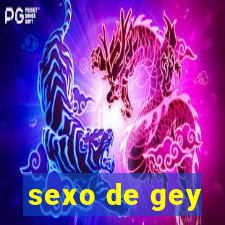 sexo de gey