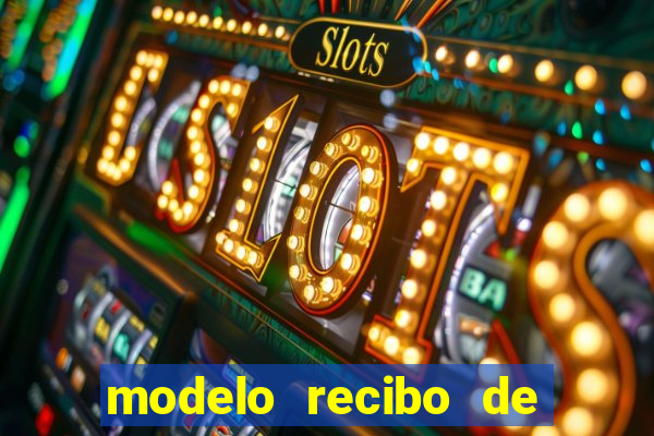 modelo recibo de pagamento autonomo