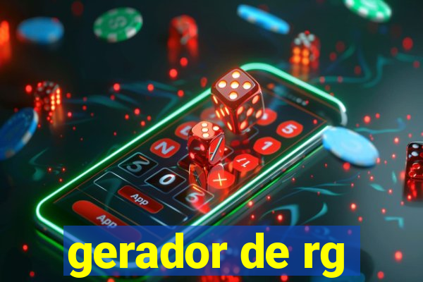 gerador de rg