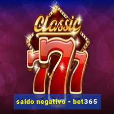 saldo negativo - bet365